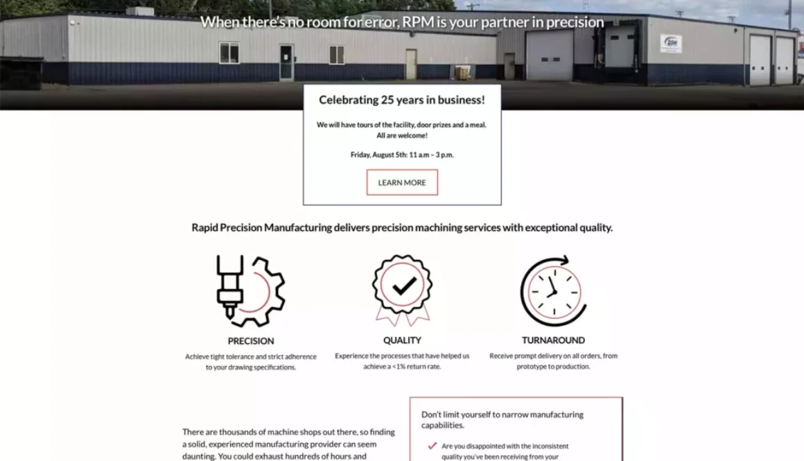 RPM Homepage Screenshot